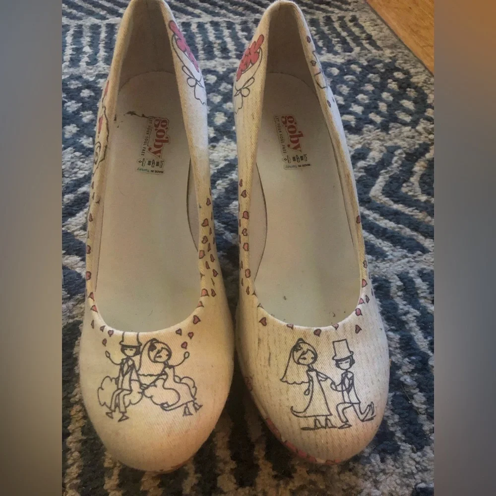 Goby wedding pattern wedges - Picture 1 of 9